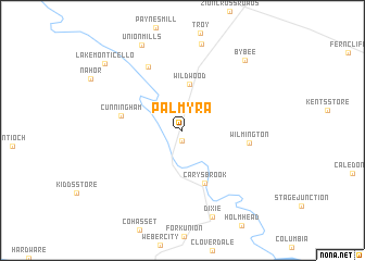 map of Palmyra