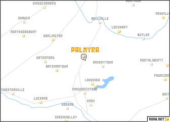 map of Palmyra