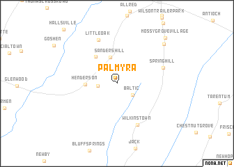 map of Palmyra