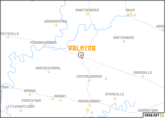 map of Palmyra