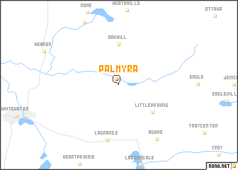 map of Palmyra