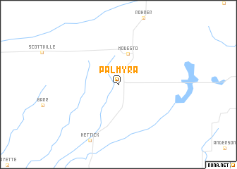 map of Palmyra