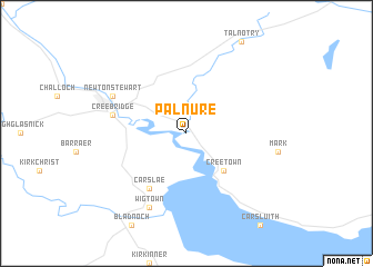 map of Palnure