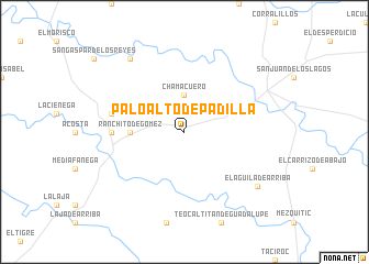 map of Palo Alto de Padilla