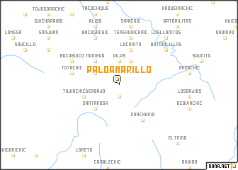 map of Palo Amarillo