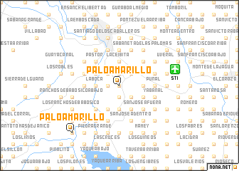 map of Palo Amarillo