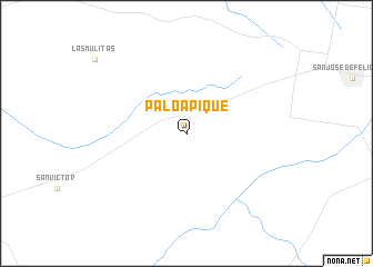 map of Palo a Pique