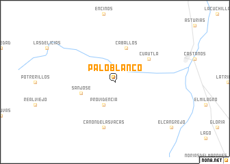 map of Palo Blanco