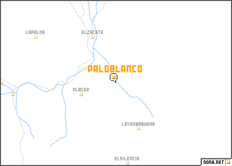 map of Palo Blanco