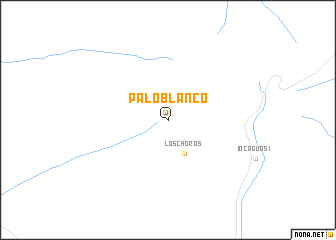 map of Palo Blanco