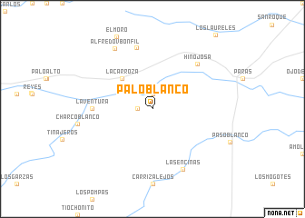 map of Palo Blanco