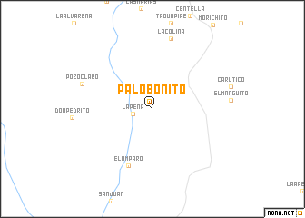 map of Palo Bonito