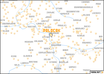 map of Paločak