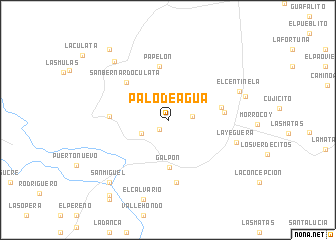map of Palo de Agua