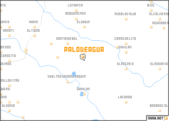 map of Palo de Agua