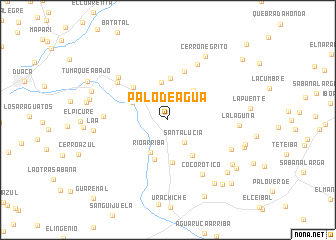 map of Palo de Agua