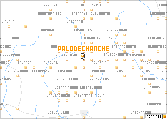 map of Palo de Chanche