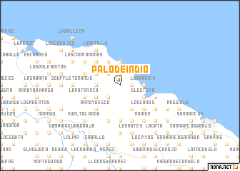 map of Palo de Indio