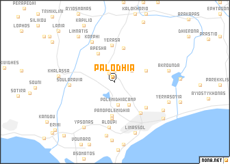 map of Palodhia