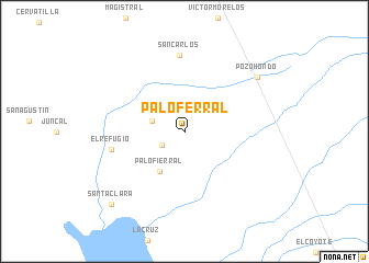 map of Palo Ferral