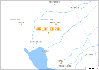 map of Palo Fierral