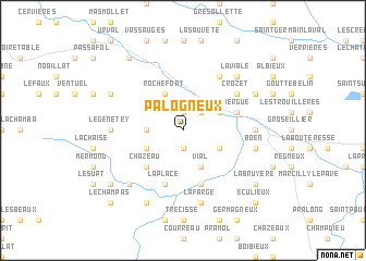 map of Palogneux