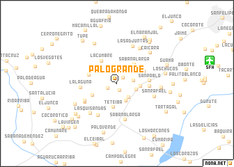 map of Palo Grande