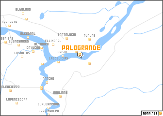 map of Palo Grande