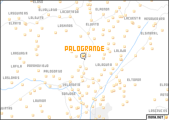 map of Palo Grande