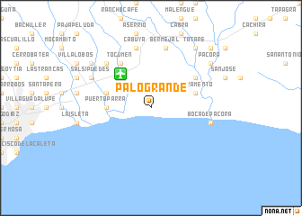 map of Palo Grande