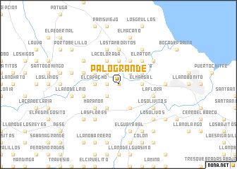 map of Palo Grande