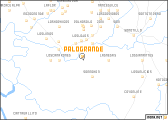 map of Palo Grande