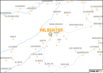 map of Palo Gritón