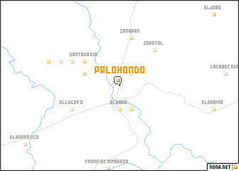 map of Palo Hondo