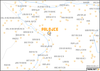 map of Palojce