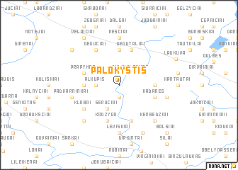 map of Palokystis