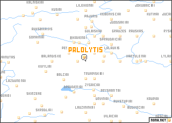 map of Palolytis