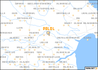 map of Palol