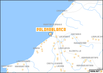 map of Paloma Blanca