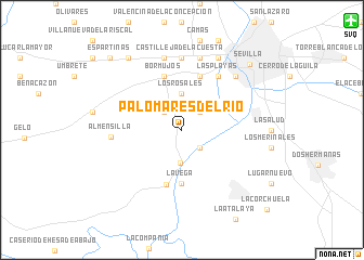 map of Palomares del Río