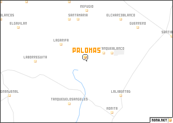 map of Palomas