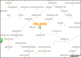 map of Palomas