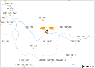 map of Palomas