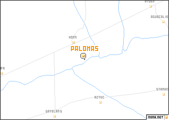 map of Palomas