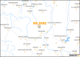 map of Palomas
