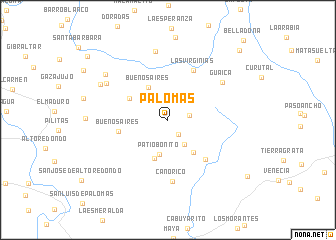 map of Palomas