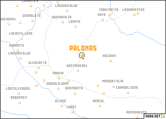 map of Palomas