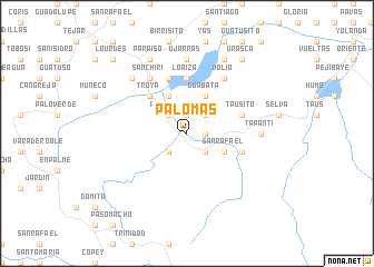 map of Palomas