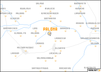 map of Paloma