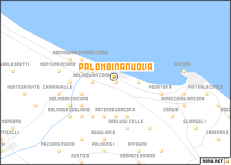 map of Palombina Nuova